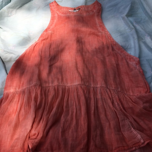 //FREE PEOPLE// Linen Top - Picture 2 of 4